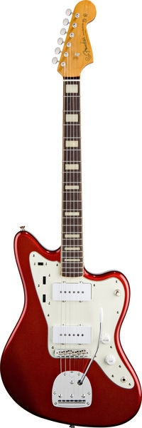 Fender Jazzmaster Japan Candy Apple Red block inlay