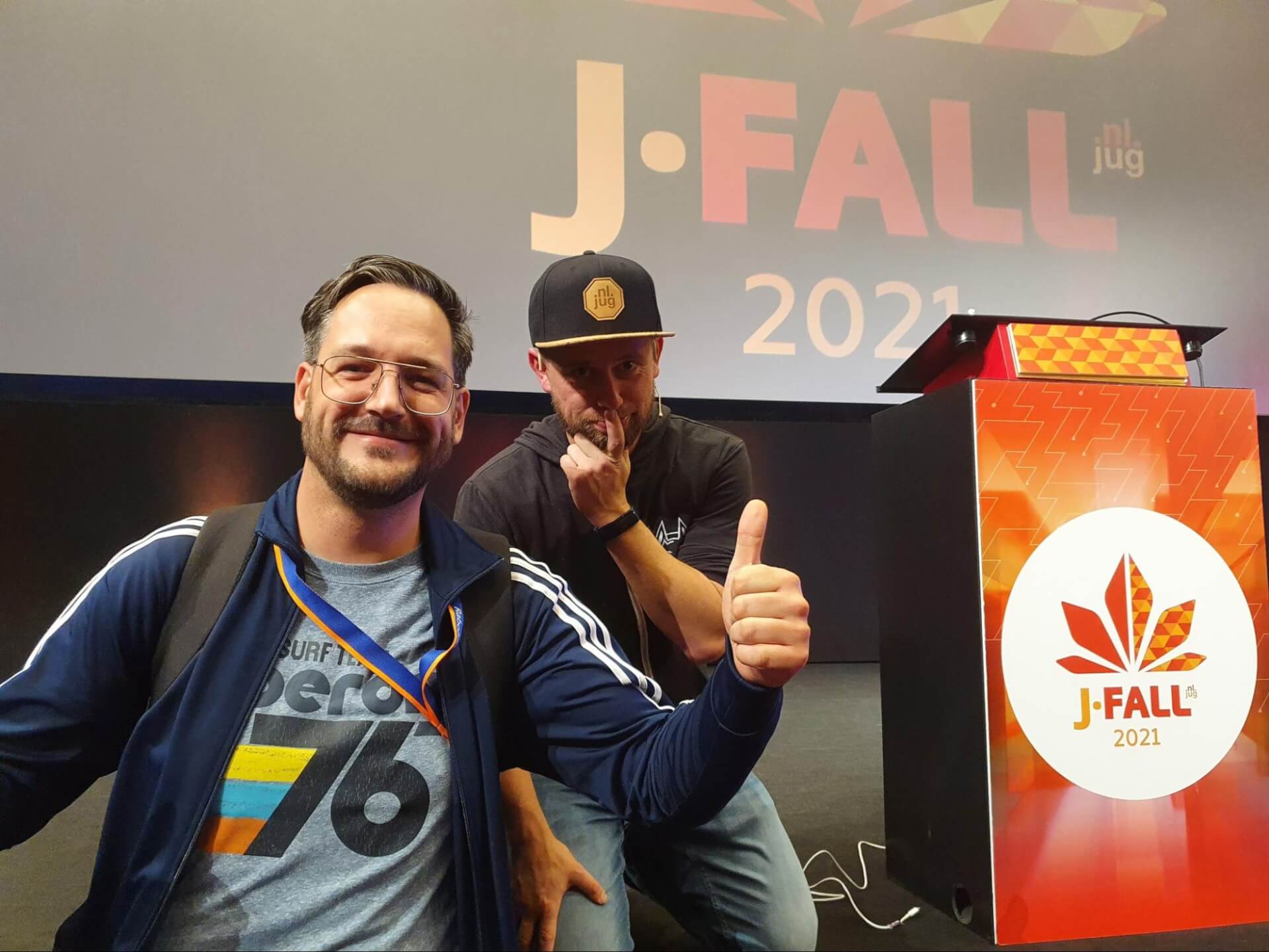 Brian Vermeer and Nils at J-Fall 2021